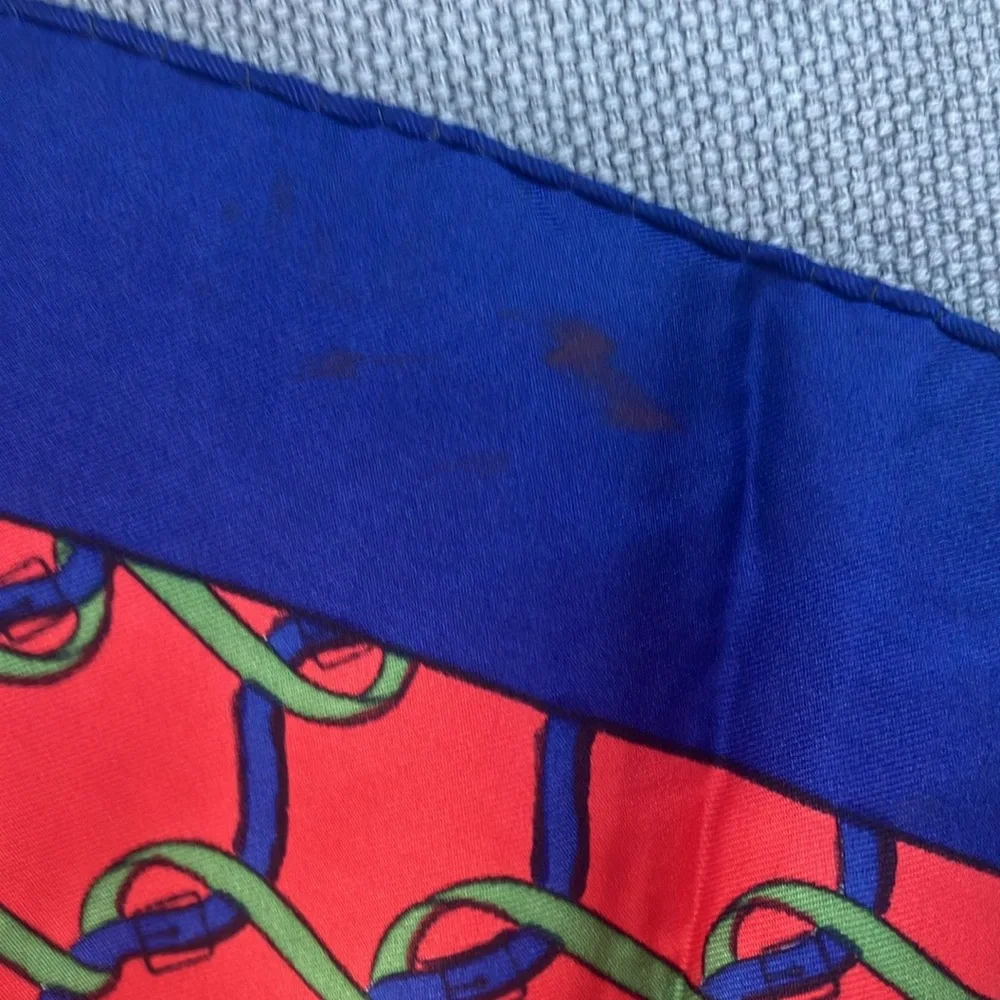 Roberta Di Camerino Silk Scarf vintage standard square geometric